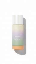 Radiance Day Serum, Primary angle: straight-on or slight three-quarter to hero the product silhouette and gradient...