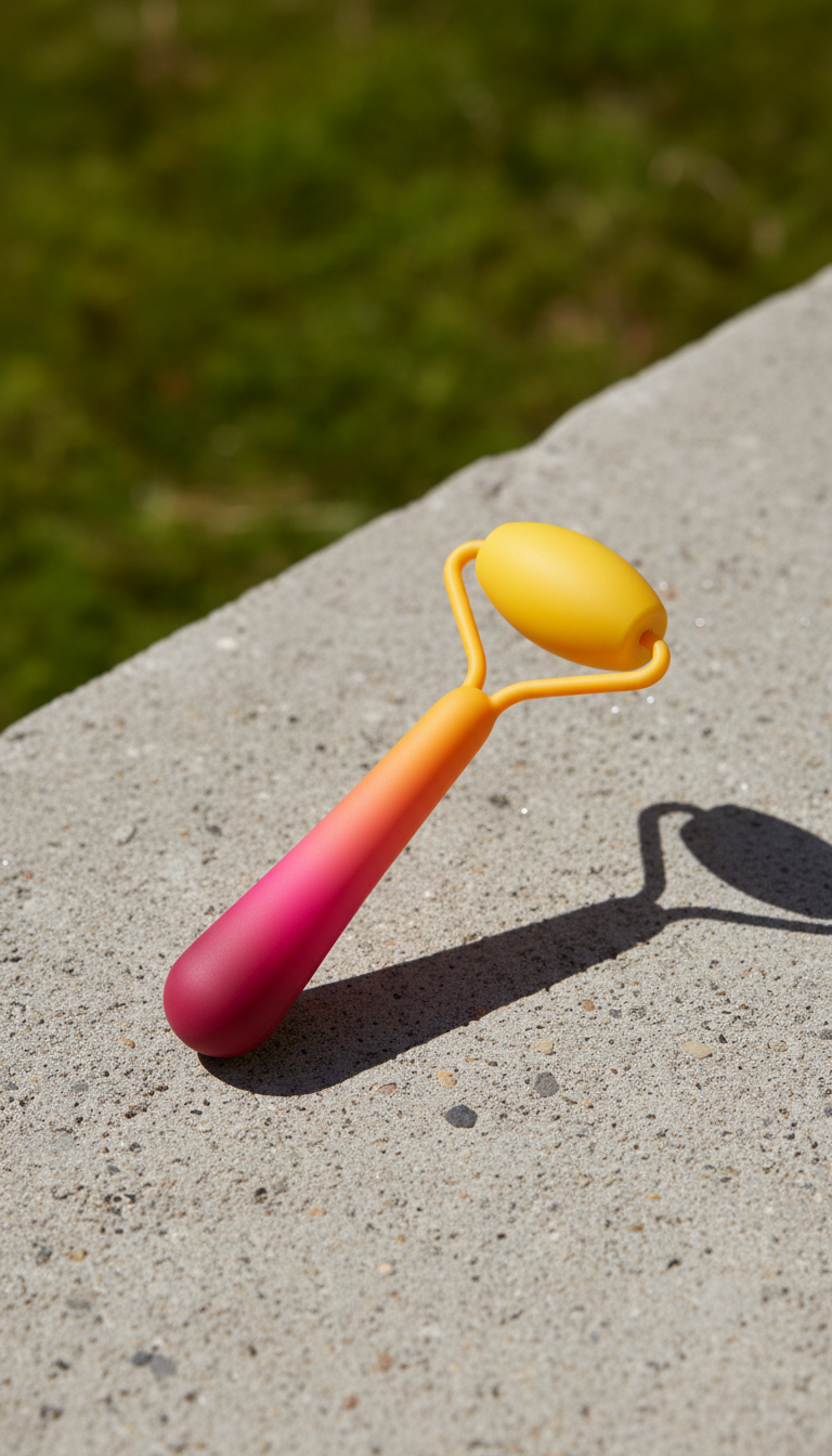 Silicone Face Roller in a new setting